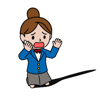 落ち込む人 スマホ,通話,パワハラ,クレーマー,説教,圧力,怒鳴る,叱責,トラブル,人間関係のイラスト素材