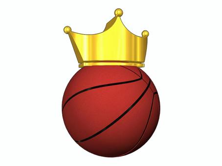 王冠とバスケットボール