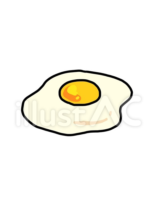 目玉焼きイラスト No 無料イラストなら イラストac