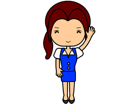 OL揮手, JPG OL揮手, ol, 社會人, 女子, JPG