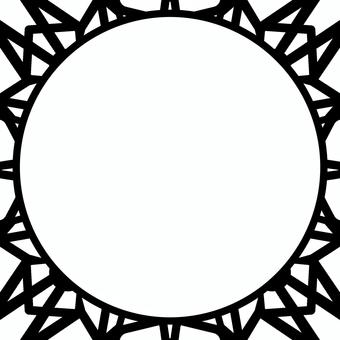 シームレスなモザイクで円の枠 m シームレスなモザイクで円の枠 m 枠,フレーム,線,バックグラウンド,テクスチャー,シームレス,背景,背景素材,エンボス,モザイクのイラスト素材