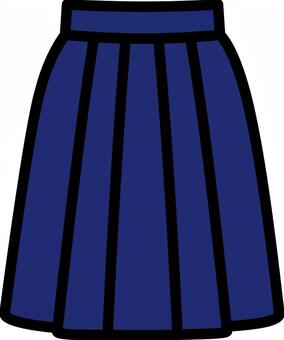 紺の剣道袴です。 剣道,袴,シンプル,武道,防具,日本,文化,和服,道着,紺のイラスト素材