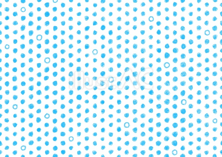 手描きの水玉模様　水色 水玉模様,ドット,パターンのイラスト素材