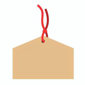 無地の絵馬 無地の絵馬 絵馬,祈願成就,神社,無地,五角形,紐,幸運,祈祷,願い,縁起のイラスト素材