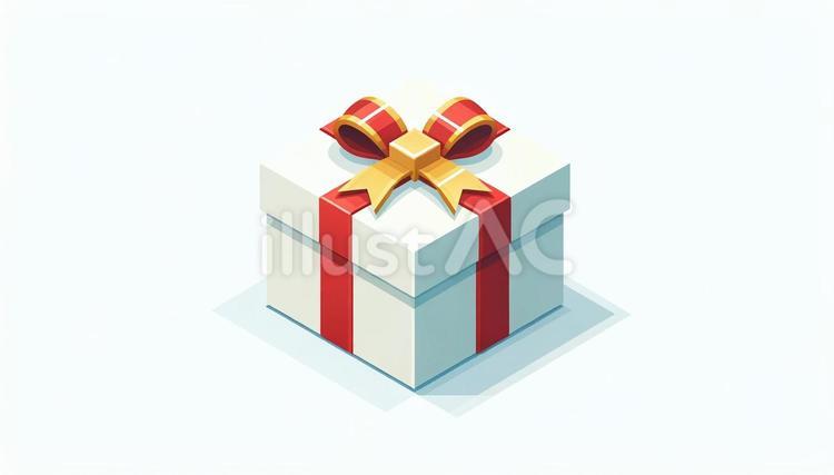 プレゼント用ギフトボックス プレゼント,ギフトボックス,クリスマスのイラスト素材