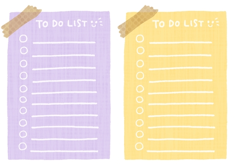 Illustration, her şey, yapılacak şeyler, liste, 