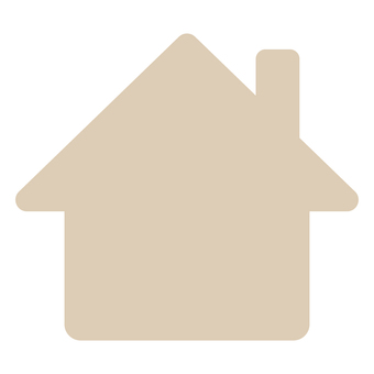 シンプルでかわいい家のアイコン素材(2) アイコン,家,えんとつ,煙突,暖炉,ホーム,不動産,建物,住宅,住まいのイラスト素材