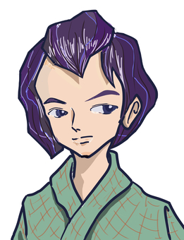 作家 作家,文芸,小説家,たけくらべ,樋口一葉のイラスト素材