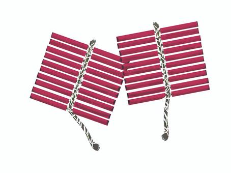 爆竹 熊よけ,爆竹,春節,花火,導火線,爆発音,火薬,登山,入山,携帯のイラスト素材