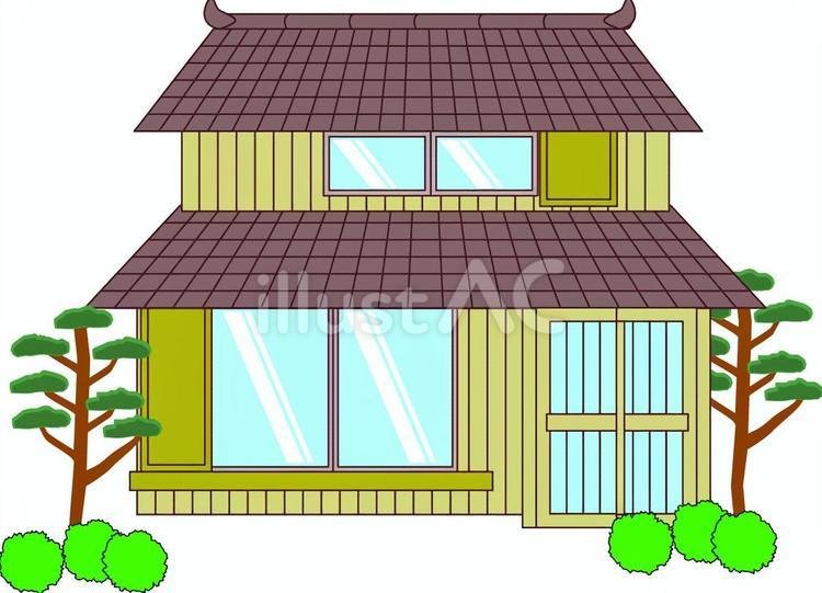 家 家,戸建て,住宅のイラスト素材
