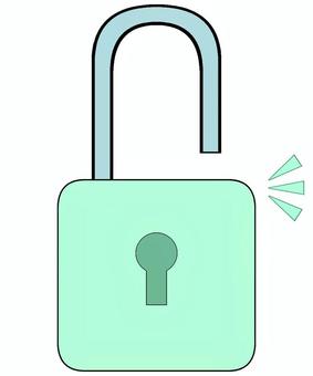 南京錠_padlock 南京錠,錠前,施錠,防犯,セキュリティのイラスト素材