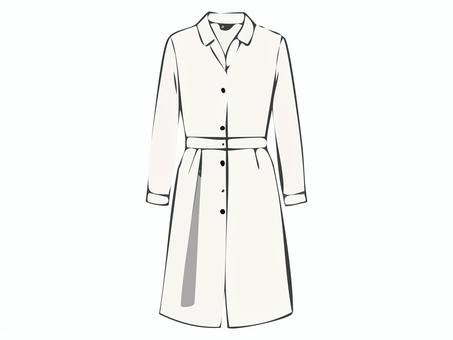 シルエット【服】14 服,コート,衣服,洋服,アパレル,ファッション,素材,シルエット,かげ,影絵のイラスト素材