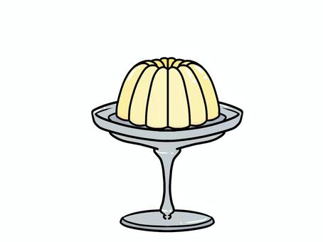Illustration, bavaroa, mousse, food, 