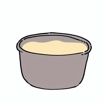 ホットケーキの生地 ホットケーキ,パンケーキ,生地,小麦粉,砂糖,卵,食べ物,美味しい,スイーツ,お菓子のイラスト素材