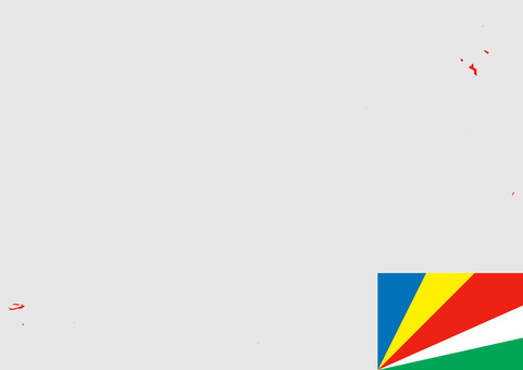 セーシェルの地図（国旗柄） セーシェル,地図,国旗,外国,海外,地理,土地,国土,地形,世界のイラスト素材