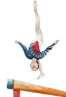 体操選手イラスト 無料イラストなら イラストac