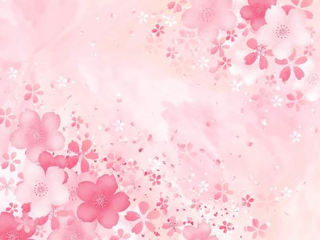 Watercolor cherry blossom background Japanese background 157, JPG, PNG and AI Watercolor cherry blossom background Japanese background 157, , JPG, PNG and AI