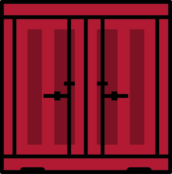 赤のコンテナです。 赤のコンテナです。 コンテナ,シンプル,貨物,輸送,倉庫,物流,業務,輸入,輸出,積み上げのイラスト素材