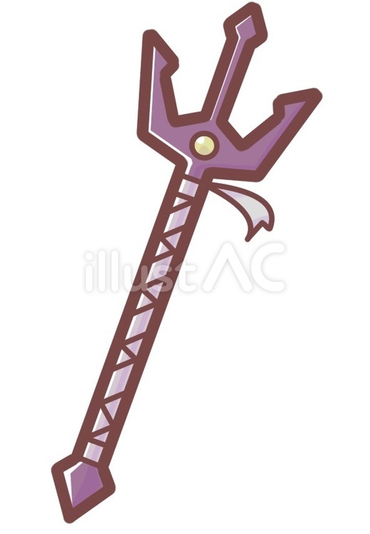 槍 槍,武器,三又のイラスト素材