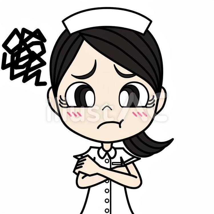 怒る女性②/白衣 怒る,イライラ,イラつくのイラスト素材