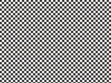 モノトーンのギンガムチェックパターン