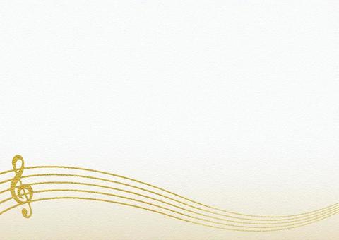 金色の楽譜の背景04