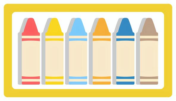 クレヨン クレヨン,文具,入園,入園グッズ,入園準備,入学,入学グッズ,入学準備,学校,幼稚園のイラスト素材