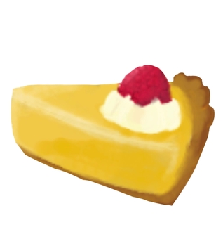 タルト タルト,食べ物,お菓子,黄色,ベリー,パーティー,クリーム,ごちそう,単体のイラスト素材