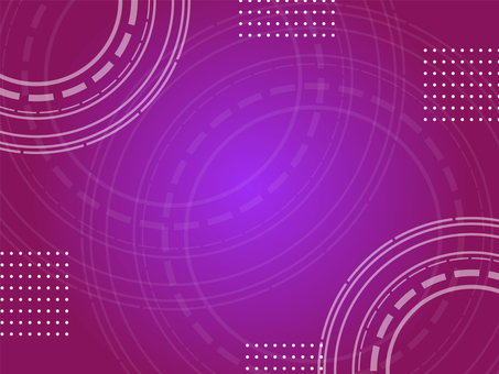円とドットのテクノロジー背景 紫 背景,ビジネス,テクノロジー,デジタル,グラデーション,紫,紺,円,ライン,ドットのイラスト素材