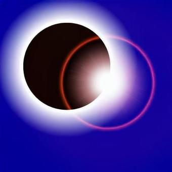 日食 日食,天文,星,宇宙,月食のイラスト素材