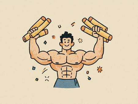 ライブを楽しむマッチョな男性