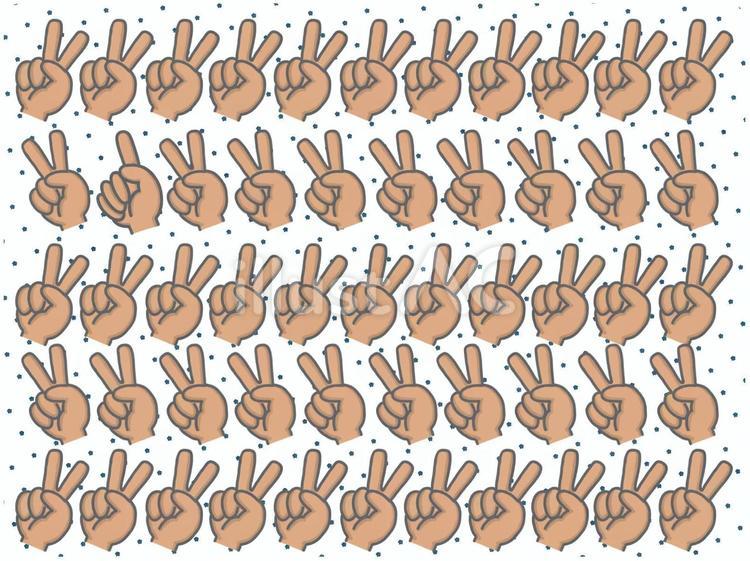 たくさんの２の中に、ひとつだけ１ 間違い探し,2,1のイラスト素材