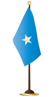 ソマリアの卓上旗