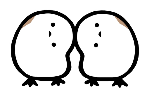 Illustration, shimaenaga, bird, birdie, 