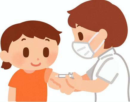 Girl hitting an injection, people, children, injection, JPG and PNG