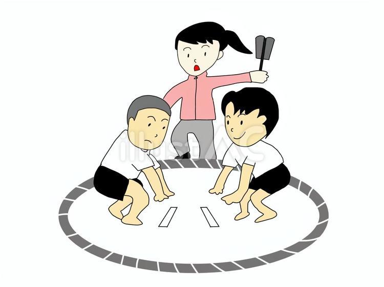 子供相撲 相撲,子供,児童のイラスト素材
