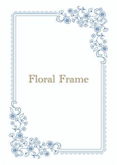 Illustration, frame, floral, botanical, 