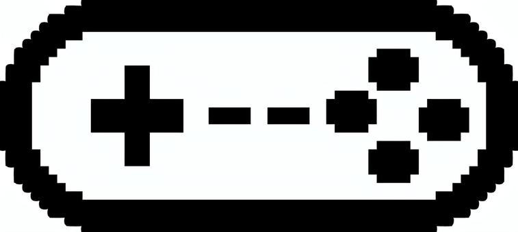 レトロゲームアイコン レトロゲームアイコン レトロゲーム,コントローラー,ボタン,周辺機器,デフォルメ,ドット,アイコンのイラスト素材