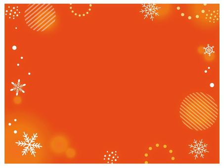 かわいい冬のぽかぽか背景イラスト かわいい冬のぽかぽか背景イラスト フレーム,あったか,暖房,暖かい,ぽかぽか,背景,冬,雪の結晶,温活,グラデーションのイラスト素材