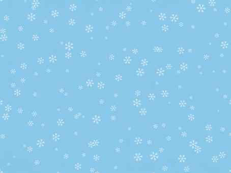 雪の結晶の背景（ブルー）
