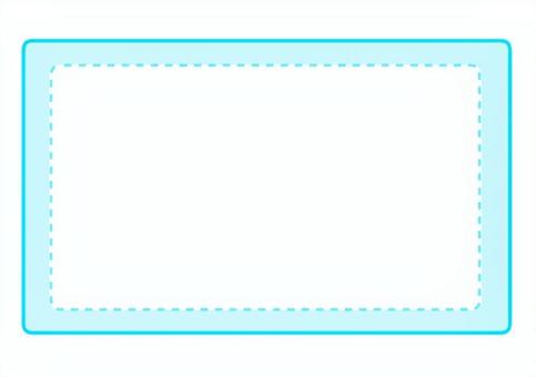 シンプルフレーム フレーム,枠,四角,長方形,メモ,メモ帳,用紙,白紙,メッセージ,カードのイラスト素材