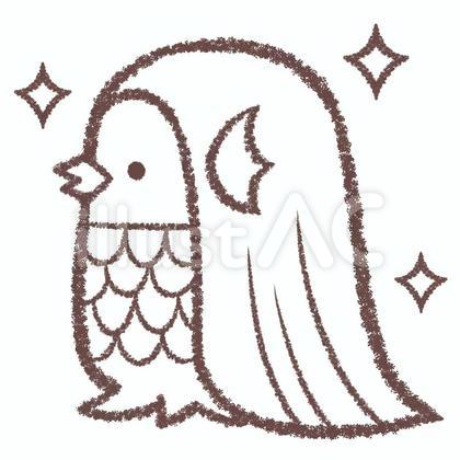 アマビエ塗り絵