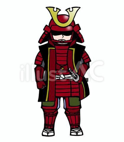 鎧武者・大将(赤)