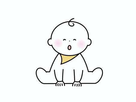 笑っている赤ちゃん