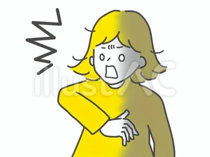 ショックを受ける女性