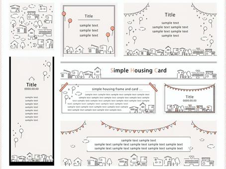 Home card set_01, Home card set_01, family, housing, simple,