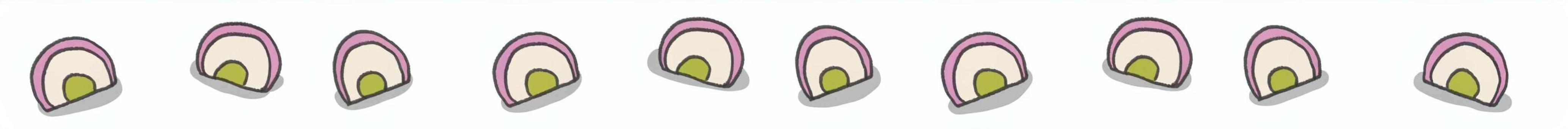 蒲鉾のバナーイラスト。 蒲鉾,練り物,食べ物,おつまみ,バナーのイラスト素材