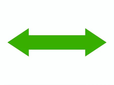 矢印　両方向　緑 矢印,両方向,緑,両矢印,アロー,記号,図形,向き,指摘,反復のイラスト素材