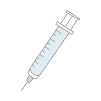 注射器 手書き,注射器,シリンジ,注射,採血のイラスト素材