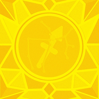 シームレスなモザイク射手座　ｐ エンボス 射手座,いて座,星占い,ホロスコープ,占星術,12星座,宇宙,天体,天文,ギリシャ神話のイラスト素材